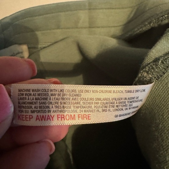 Anthropologie Saturday Sunday Womens Dylan Cropped Joggers Pants Large Leisure - Picture 9 of 10